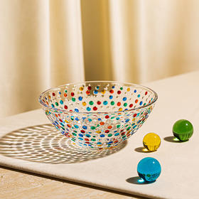【ZECCHIN】意大利原产ZECCHIN银河系列彩色波点沙拉碗水果盘甜品碗