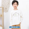 素道天然有机彩棉 儿童纯棉白色圆领衫 男女童印花长袖秋冬打底衫 商品缩略图5
