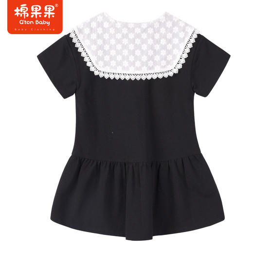 棉果果夏季新品女童女宝POLO连衣裙M222701223252 商品图1