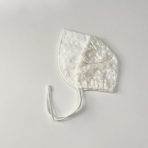 【透气蕾丝公主宫廷帽】ins婴儿帽子春秋薄款夏季女宝宝大檐防晒遮阳 商品图6