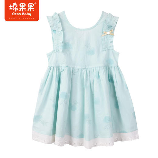 棉果果夏季新品女童女宝无袖连衣裙M222701223215 商品图1