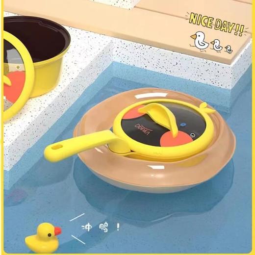 迪迪尼卡嘎嘎鸭儿童辅食锅多功能陶瓷不粘锅宝宝婴儿煎煮一体奶锅专用辅食锅 商品图2