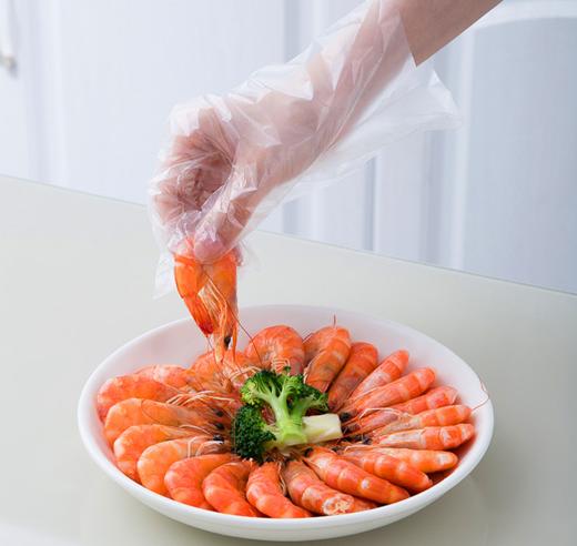 【家居日用】 一次性手套食品级专用200只盒装抽取式PE塑料家用厨房手套 商品图1