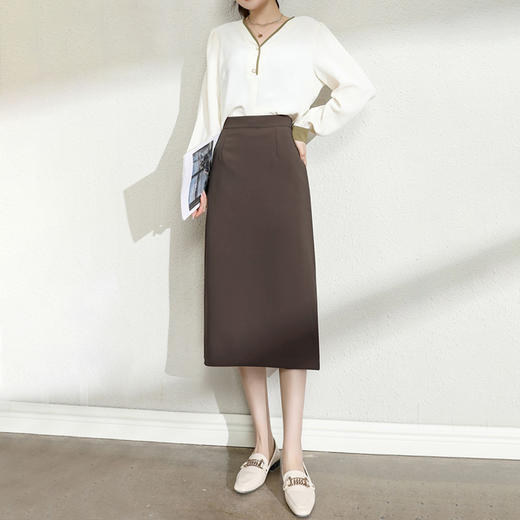 Avann西装开叉半身裙 商品图12