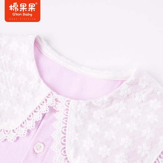 棉果果夏季新品女童女宝POLO连衣裙M222701223247 商品图6
