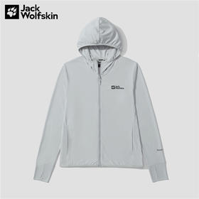 【自营】JackWolfskin/狼爪  狼爪皮肤衣女春夏新品户外休闲轻薄防风防泼水透气防晒衣 5322102