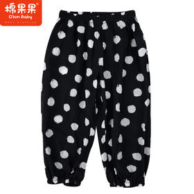 棉果果夏季新品女童女宝梭织九分灯笼裤裤子M222208423214