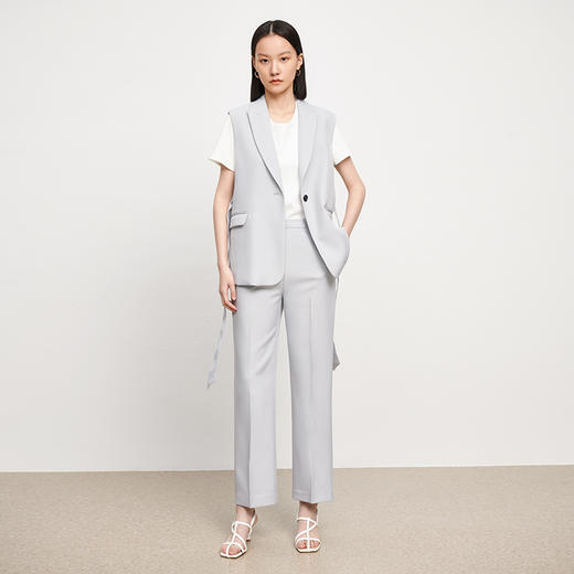 IN AND ON 2023原创设计马夹背心女士职业装西装裤 商品图1