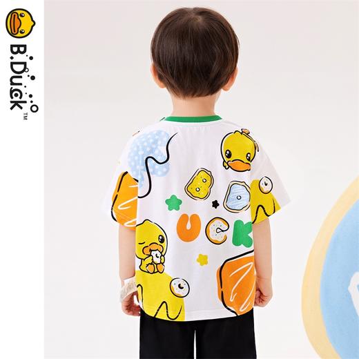 B.Duck小黄鸭童装夏季短袖T恤90-130 BF2402065 商品图4