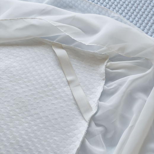 【冰丝豆豆凉席 冰爽来席】凉感豆豆床裙三件套 冰丝面料 吸湿透气 拒绝闷热潮湿 商品图5