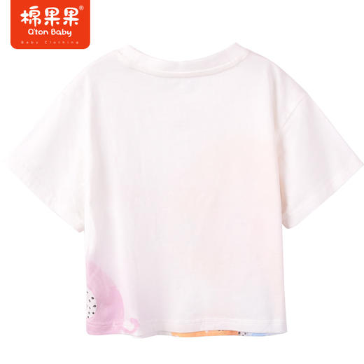 棉果果夏季新品女童女宝短袖T恤M222140223221 商品图1