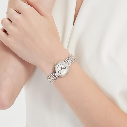 【刘亦菲同款】Tissot天梭小美人系列石英钢带手表机械芯女表26mm 商品图2