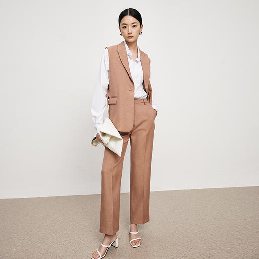 IN AND ON 2023原创设计马夹背心女士职业装西装裤 商品图7