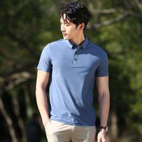 【PACE OVER男士半无痕凉感polo衫】凉感科技💨冰块触感❄️穿上就脱不下‼️ ✅夏天吸走汗水，时刻清爽☁️有弹力的polo衫😎老公、爸爸的挚爱！时髦有气质✨