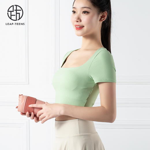 跃牌【禅语梵心系列】美背瑜伽服F2131（可拆胸垫） 商品图7