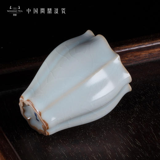 问鼎汝瓷鼎峰系列月白老款佛手杯（缺货） 商品图2