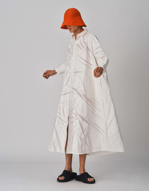 Toogood  白色竹影DRAUGHTSMAN衬衫裙 商品图3