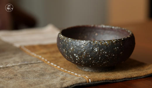 黑粗陶 普洱杯 品茗杯 商品图0