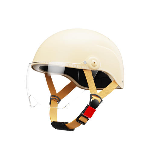 「数款可选！颜值拼接色系」2023新款3C认证电动车头盔 男女士夏季防晒摩托车半盔韩冬季安全盔骑行用品 商品图4