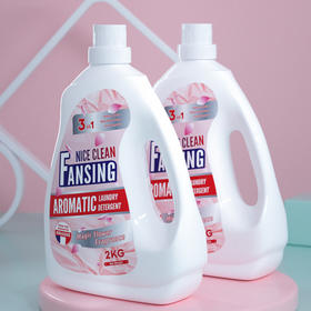 「4斤桶装！清新花果香」蓝漂香水洗衣液香味留香居家日用实惠装洁净护理混合香氛清洁工具