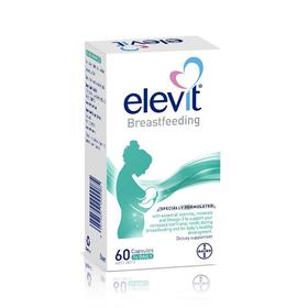 【香港直邮】澳洲爱乐维 Elevit 哺乳期黄金素60片 DHA 叶黄素 胡萝卜素 VB 钙-F