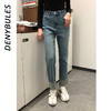 DENYBULES高腰修身直筒蛋卷裤---菜菜美食日记 商品缩略图7
