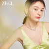 ZEGL设计师春日绽放系列彩色多巴胺串珠流苏耳环女小众长款耳钉银针耳饰 商品缩略图4