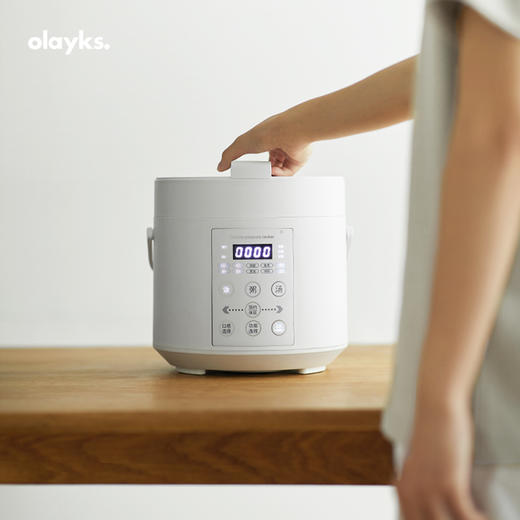 olayks出口日本原款电压力锅家用小型迷你智能2L高压锅饭煲1-2人3 商品图1