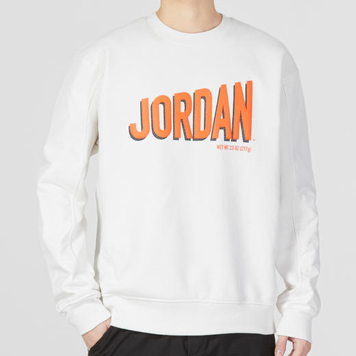 Nike/耐克JORDAN男子加绒圆领运动卫衣套头衫DV7589-030 商品图0