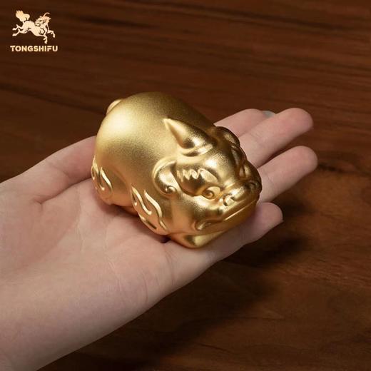 铜师傅 黄铜装饰摆件《貔貅（真金表面）》 商品图4