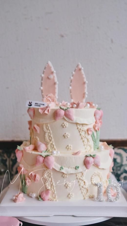 蕾丝兔双层加高款 商品图3