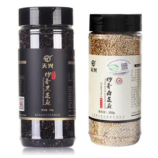 熟黑芝麻 白芝麻 商品图0
