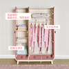 喜梦宝衣柜全实木储物柜现代简约儿童家用卧室收纳柜子三门衣橱 草莓糖系列 商品缩略图2