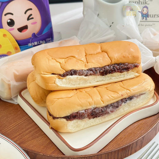 紫米奶酪面包，奶酪棒夹心吐司营养早餐   110g*10个 保质期10天 商品图1