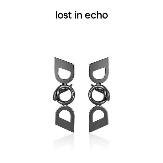 李孝利同款lost in echo中岛美嘉联名款锁链女盘蛇耳环耳坠配饰女 商品图0