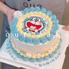 彩虹哆啦A梦/叮当猫/机器猫手绘蛋糕-低糖处理无添加 商品缩略图0