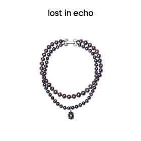 lost in echo中岛美嘉VIVIANO联名款可调节双层锁骨链珍珠项链女