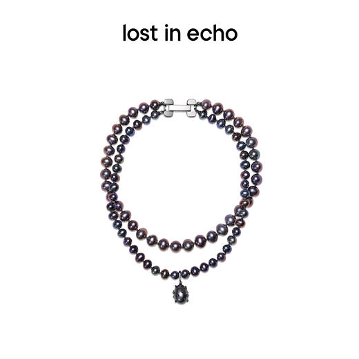 lost in echo中岛美嘉VIVIANO联名款可调节双层锁骨链珍珠项链女 商品图0