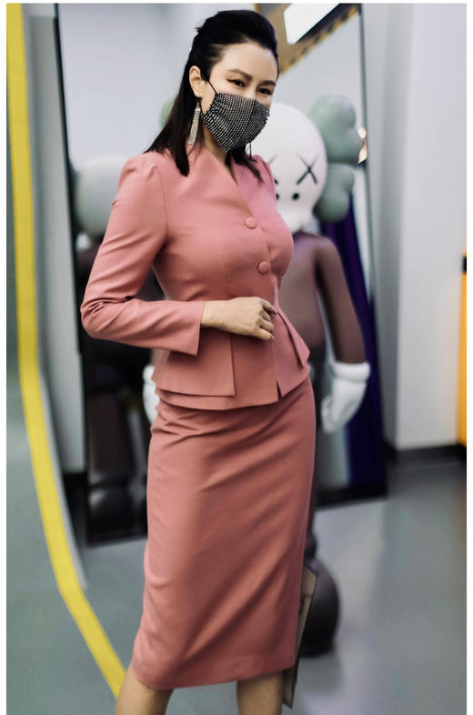 颈袖添香新款时尚J经理OL职业装气质女神上午正装套裙J8302923 商品图2