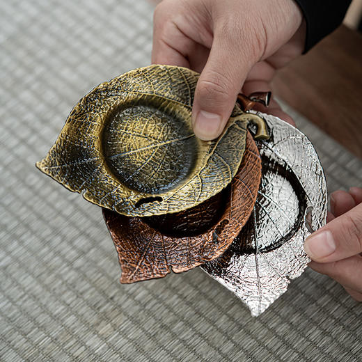 HS-XC010莲蓬盘杯托茶杯垫创意隔热垫杯垫 复古功夫茶托茶道 商品图5