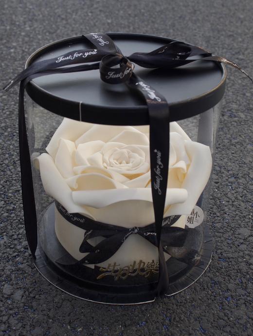 白色玫瑰花【翻糖蛋糕装饰请提前一天定】 商品图3