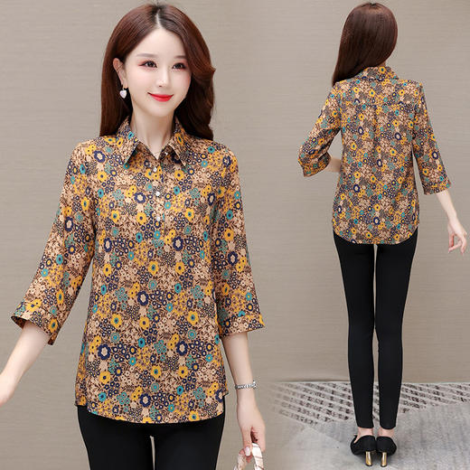 QYMTYP-1823116 -Y 花色衬衫 商品图2