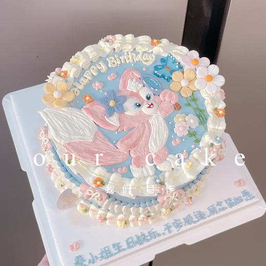 迪士尼玲娜贝儿手绘复古蛋糕-低糖处理无添加 商品图1