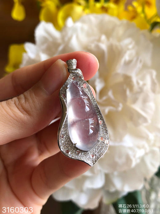 3160303，玻璃福豆吊坠。具体价格微信咨询 商品图5