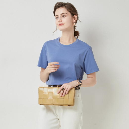 【3件起拍，一件不发货】【纯色马卡龙 · 夏颜款】夏季新款男女T恤圆领春夏纯棉百搭纯色短袖t恤 商品图6