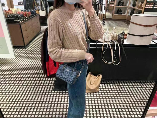 🇺🇸1499包邮！Coach mini迷你Rowan波士顿❗️❗️香布雷配色新款 商品图5