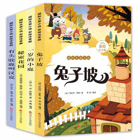 山东画报 彩图注音版国际大奖小说（兔子坡+小鹿+花园+汉克） 全4册