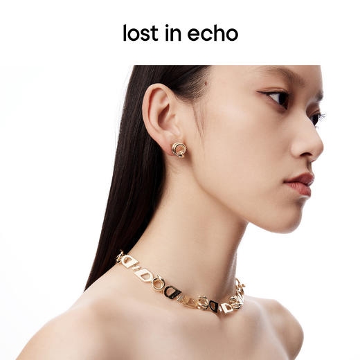 lost in echo中岛美嘉VIVIANO联名款系列蛇形盘绕简约耳钉女小众 商品图5