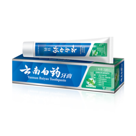 【亚欧超市】云南白药劲爽薄荷牙膏205g/盒
