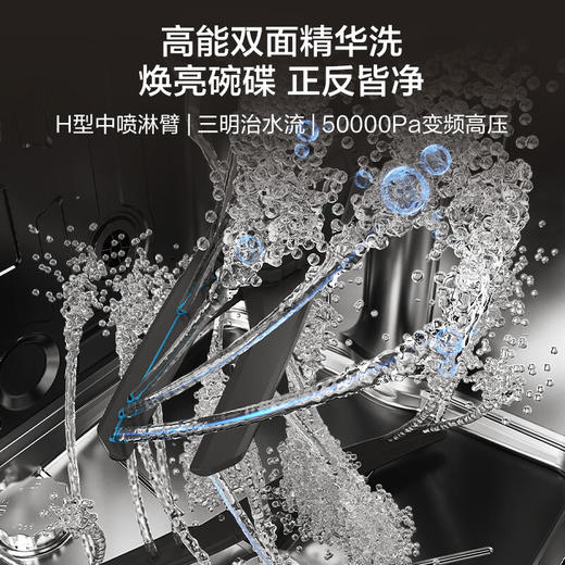 【W5000S】 海尔（Haier）15套 嵌入式双面洗洗碗机EYBW152266WEU1 商品图2